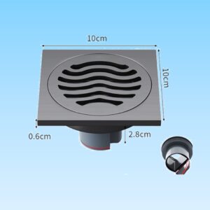 Stainless Steel Durable Tile Insert Linear Strainer Bathroom Shower Floor Drain