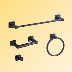 Chrome Bathroom Fittings Ring Rack 3-Piece Sanitary Ware Accessories Bathroom Set