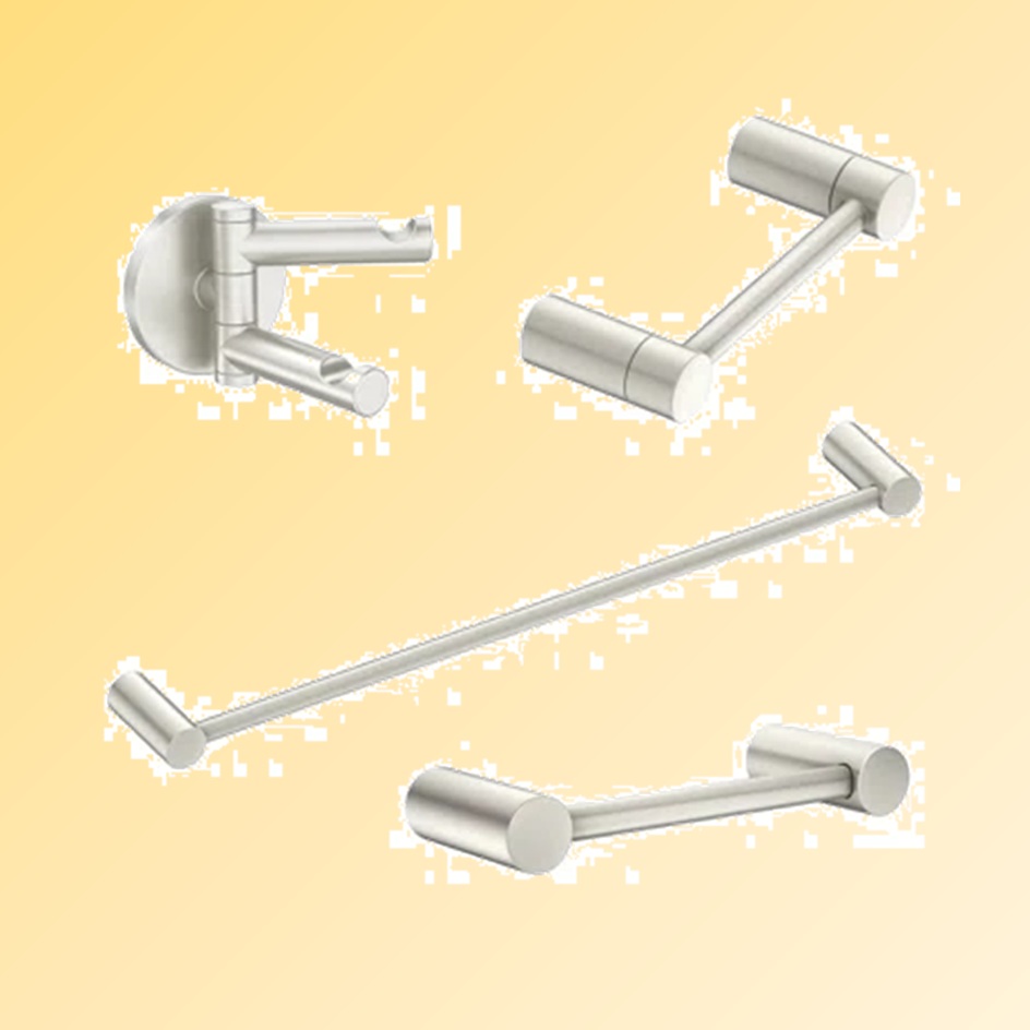 Stainless Steel Bathroom Fittings Sanitary Ware Furniture Hook Rack Sanitary Ware Bath Set