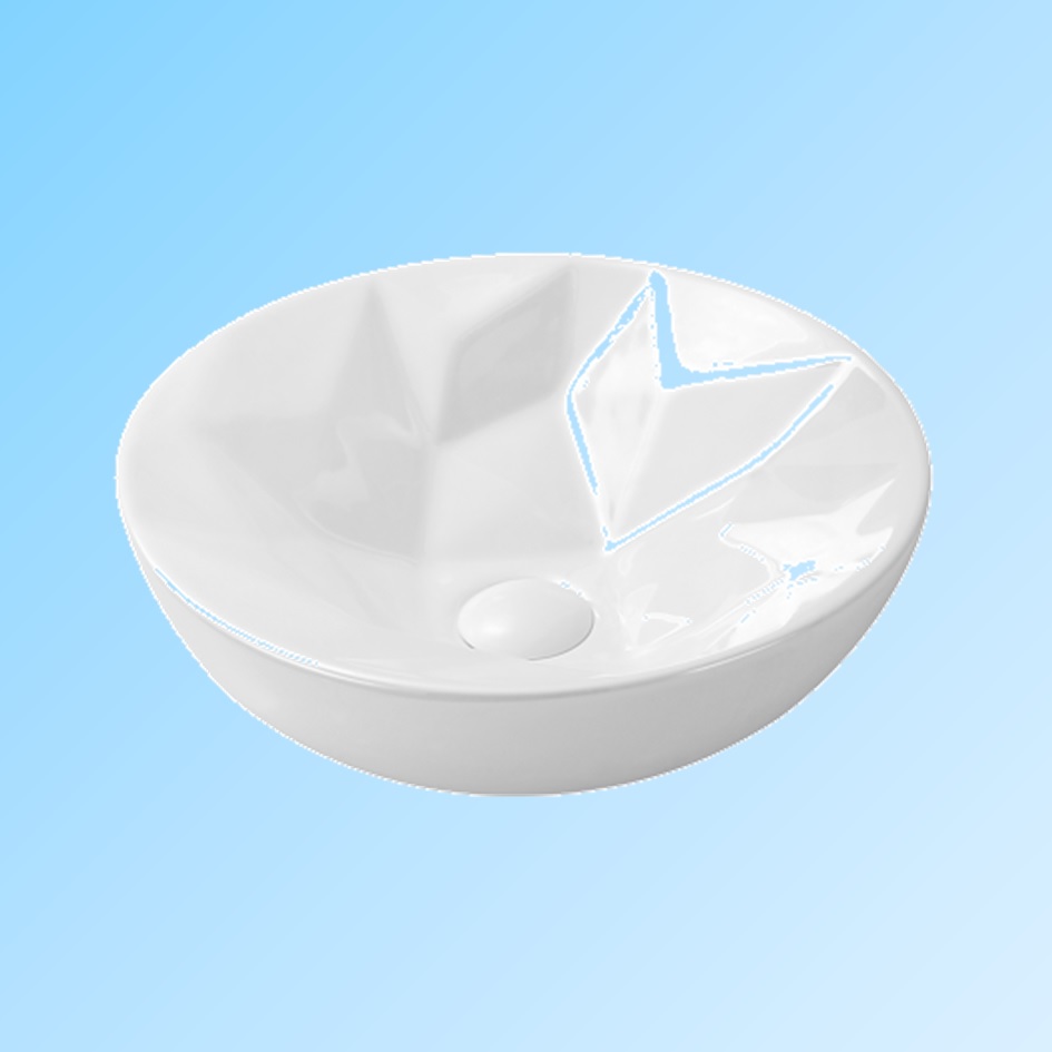 Retangle Ceramic Sink Toilet Bathroom White Above Counter Vanity Wash Basin