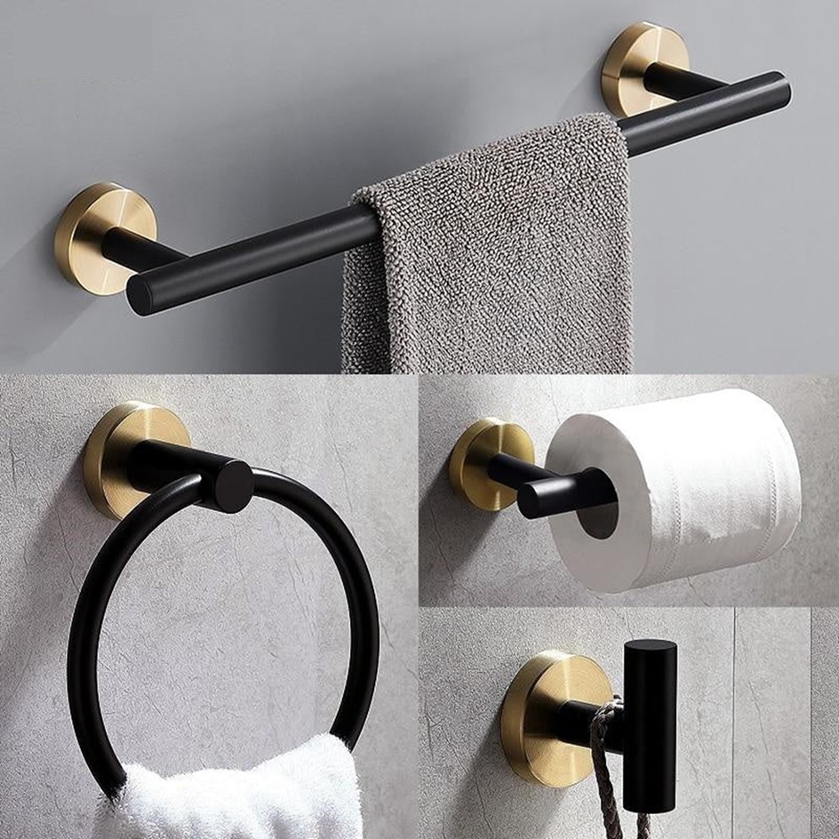 Modern Villa Hotel Bathroom Set Fittings Sanitary Ware Rack Hardware Accessories
