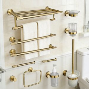 Hot Sale Black Sets Bathroom Fittings Sanitary Ware Rack Hook Hardware Accessories