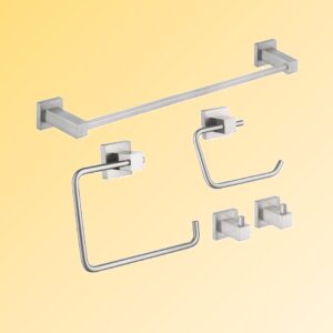 Black Tower Ring Rack Cloth Hook Hardware Bathroom Fittings Sanitary Ware Bathroom Accessories