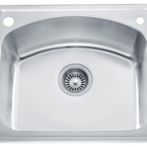 SS201/304 Deep Kitchen Basinwith Faucet Handmade Stainless Steel Sink