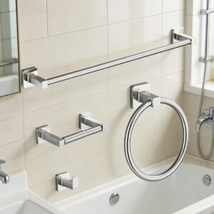 High-Quality Stainless Black Towel Rack Hook Bathroom Fittings Hardware Accessories