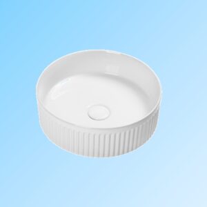 Hot Sale Counter Top Ceramic Sink Sanitary Bathroom Single Bowl Cabinet Wash Basin