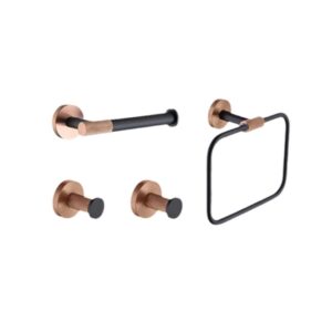 Modern Hotel Gold Bath Fittings Stainless Steel Hardware Bathroom Accessories