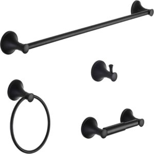 Modern Bathroom Set 4-Piece Hook Holder Rack Sanitary Ware Hardware Accessories