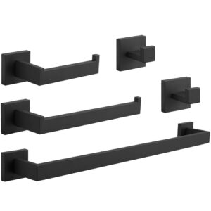 Black Bath Fittings Ring Rack Hook Sanitary Furniture Hardware Bathroom Accessories