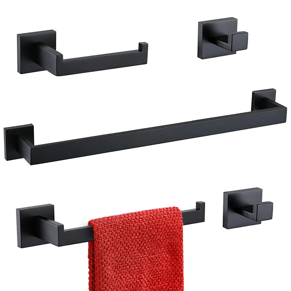 Wholesale Bath Fittings Sanitary Ware Furniture Rack Hook Holder Bathroom Hardware Accessories