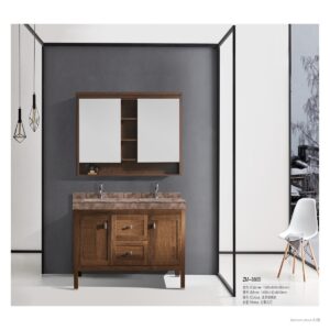 Wall-Mounted Aluminum Cabinets with Wash Basin Bathroom Cabinet