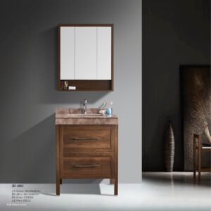 Factory Price LED Mirror Wash Basin Bath Sink Bathroom Vanity Cabinet