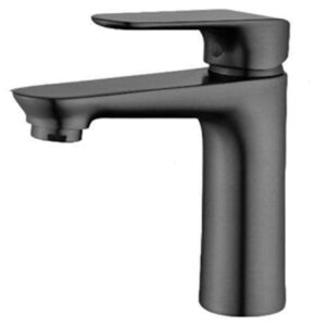 Solid Brass Kitchen Mixer Tap Sanitary Ware Black Bath Faucet