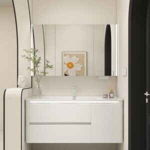 Wash Basin Home Bathroom Furniture Bathroom Sink Vanity Cabinet