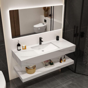 Bathroom Furniture Cabinets Hotel Vanity with Wash Basin Cabinet