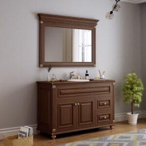 Bathroom Sanitary Ware Furniture with LED Mirror Cabinet