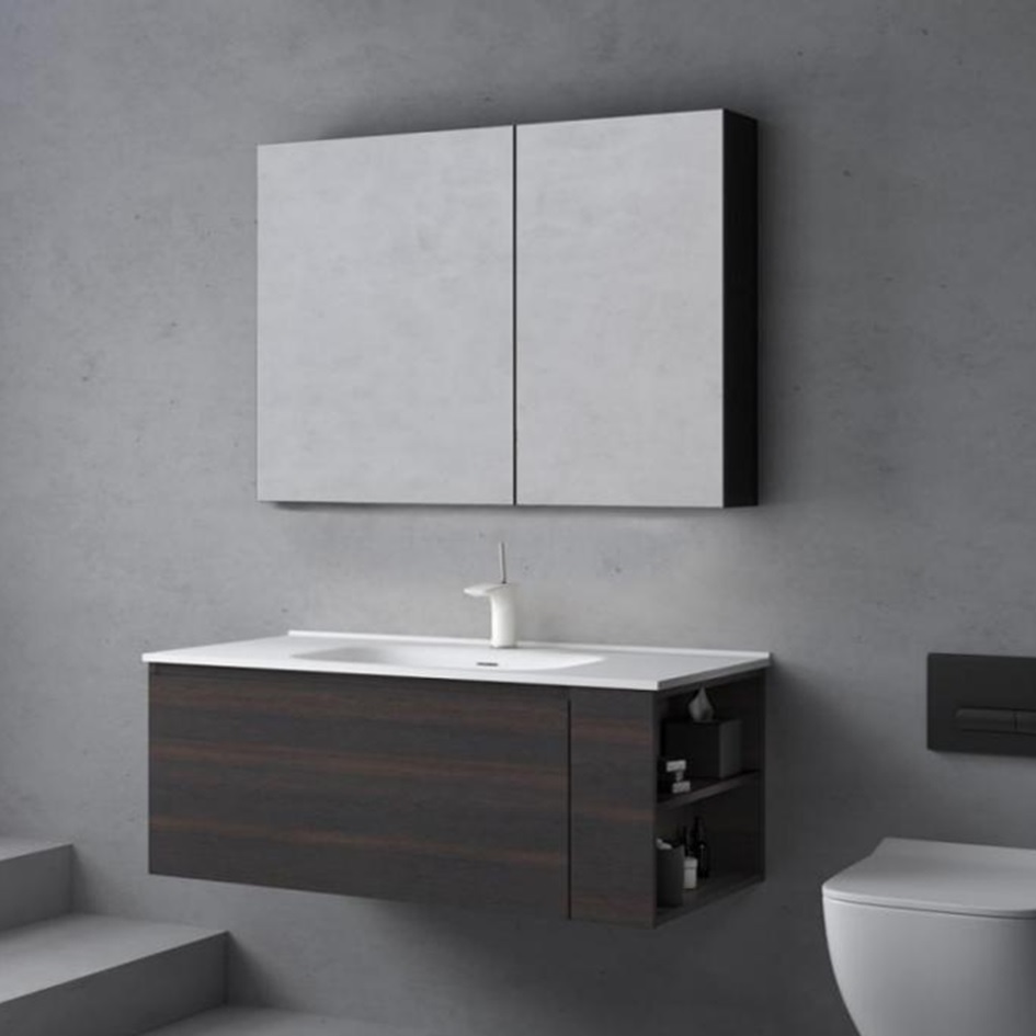 Multi Layer Sanitary Furniture Toilet Cabinet Freestanding Wood Sink Bathroom Vanity