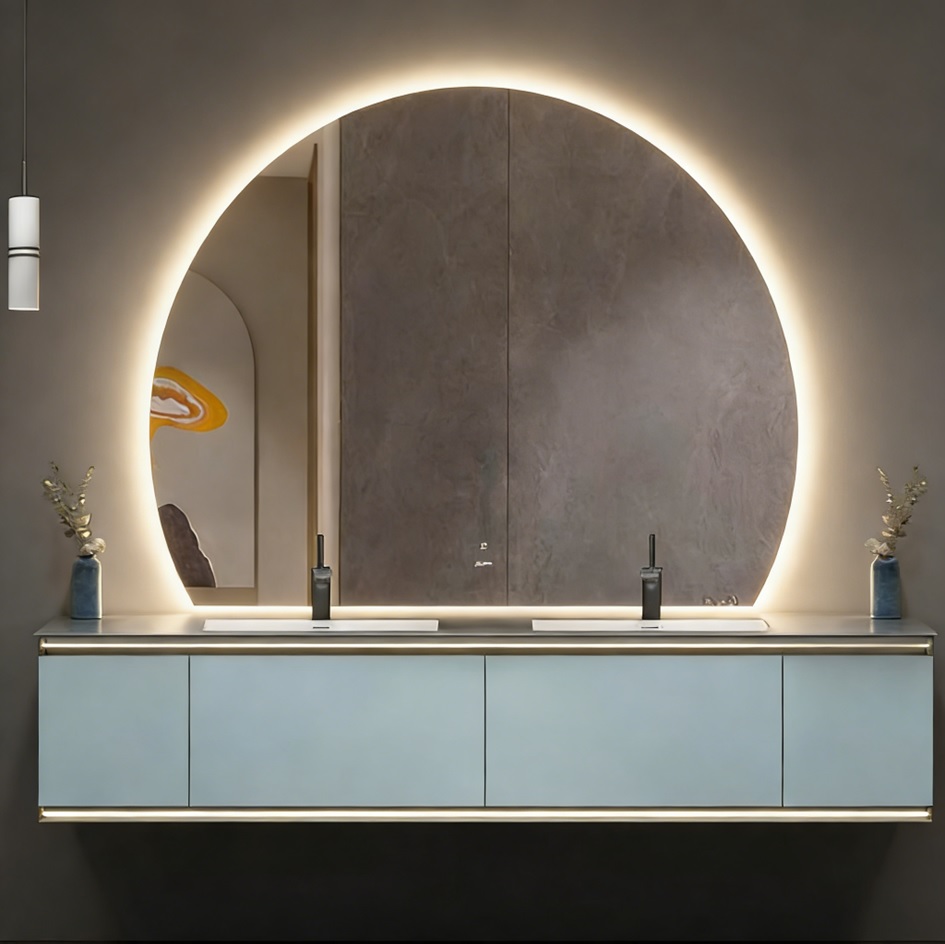 Classic Design High Quality Wall Hung Bathroom Cabinets Furniture Sets Bathroom Vanity