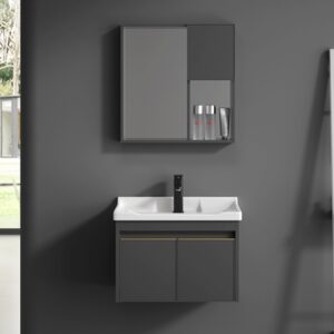 Wholesale Bathroom Wall Hung Sink Cabinet Furniture Modern Bathroom Vanity