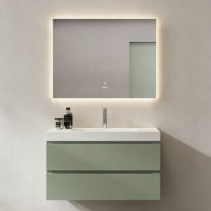 Modern Villa Hotel Project Washroom Toilet Wall Hung Storage Bathroom Vanity