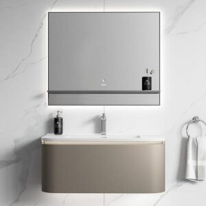 Factory Custom Wall Hung Sanitary Ware Furniture Bathroom Storage Vanity Cabinet