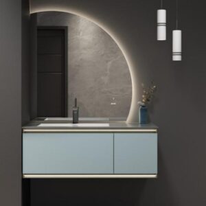 Wholesale Custom Wall Hung Bathroom Storage Vanity Sink Mirror Bath Cabinet