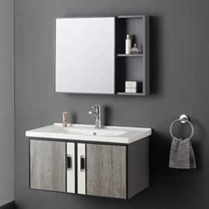 Hotel Villa Project Durable Modern Bathroom Furniture Vanity Storage Cabinet