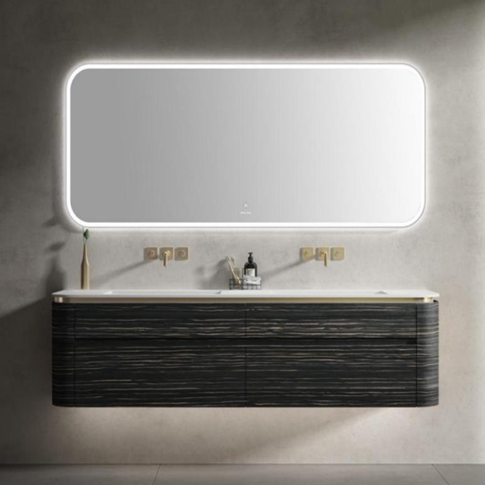 Wholesale Modern Furniture Sanitary Ware Aluminum Bathroom Vanity Sink Cabinet