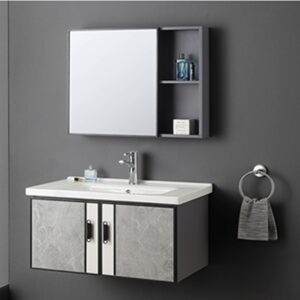 Wholesale Double Sinks Large LED Mirror Bathroom Furniture Bathroom Vanity Cabinet