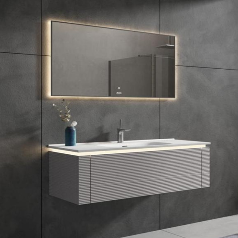 Luxury Style Bathroom Sanitary Ware Marble Counter Cabinet Bathroom Vanity