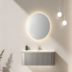 Simple Style Wholesale Custom Bathroom Cabinet Sanitary Ware Furniture Bathroom Vanity