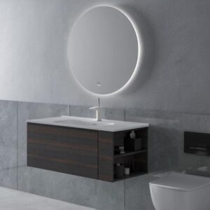 Wholesale Wall Hung Storage Cabinet Mirror Simple Sink Bathroom Vanity