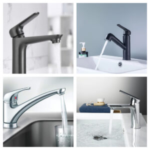 Modern Corrosion Resistant Bathroom Mixer Kitchen Mixer Basin Tap Kitchen Faucet