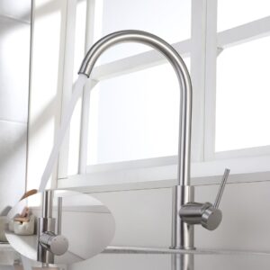 Lever High Modern Corrosion Resistant 304 Bathroom Faucet Kitchen Faucet