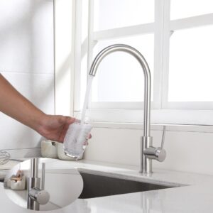 Single Hole Waterfall Water Sanitary Ware Faucets Customization Kitchen Faucet