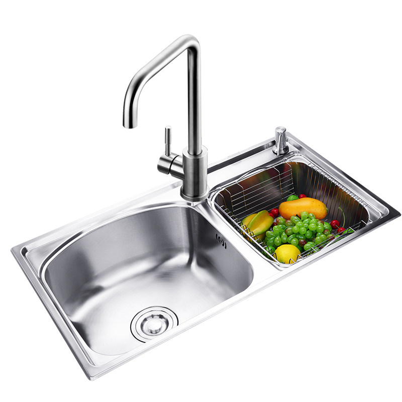 Contemporary Kitchen Designs Easy-Clean Bathroom Accessories Stainless Steel Basin Sink
