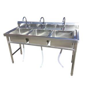 Luxury Kitchen Bathrooms Sink Ceramic Deep Stainless Steel Sink