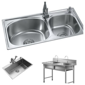 Wholesale Polished OEM/ODM Customized Sanitary Ware Stainless Steel Sink