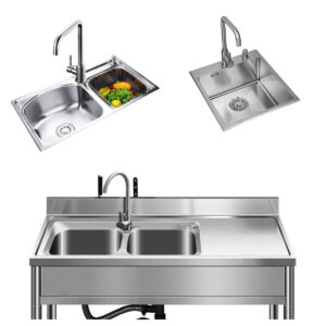 Kitchen Easy-Clean Designs Wash Basin Modern Stainless Steel Sink