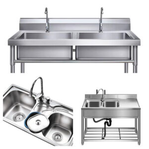 High Quality Square Wash Sink Sanitary Ware Stainless Steel Basin