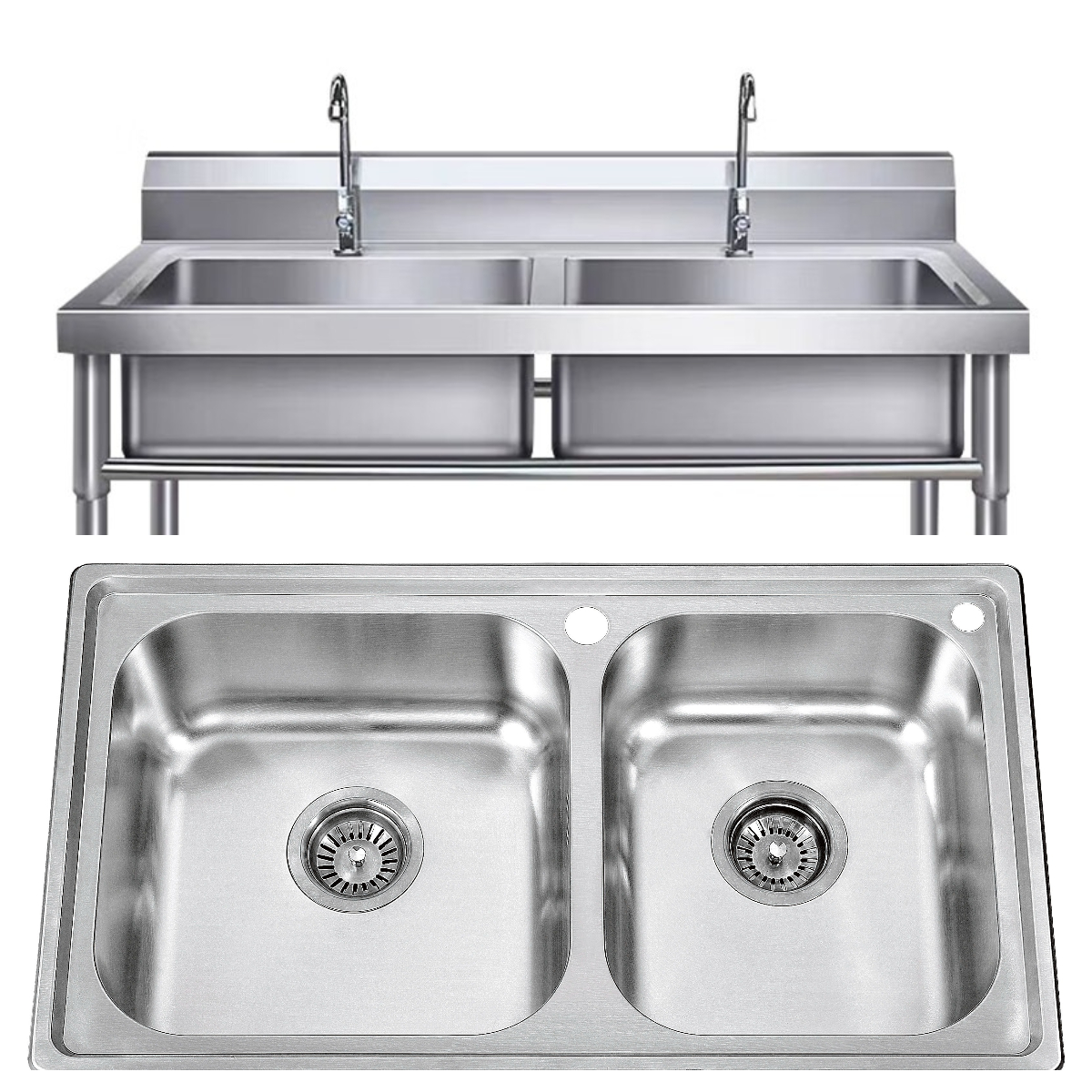 Customized Kitchen Sanitary Ware Wash Basin Kitchen Stainless Steel Sink