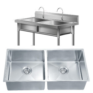 Contemporary Customized Wash Basin Kitchen Sink Single Stainless Steel Sink