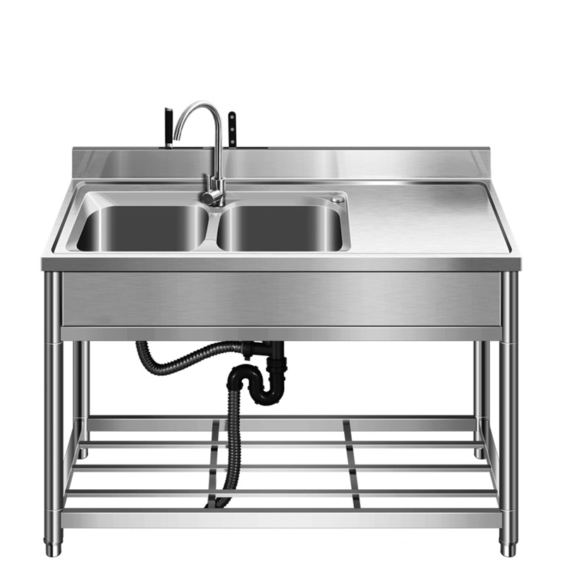 Durable Cabinet Easy-Clean Basin Stainless Steel Kitchen Basin Sink