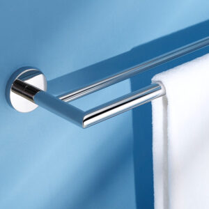 Modern Zinc Alloy Hardware Accessories Towel Bar Shelf Bathroom Accessories