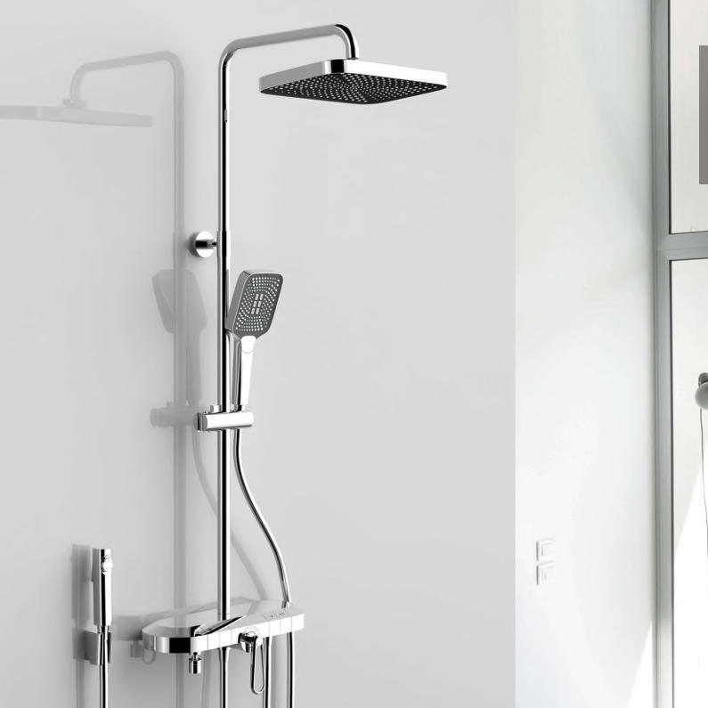 New Pressure Showerhead with Handheld Holder Shower Head Set