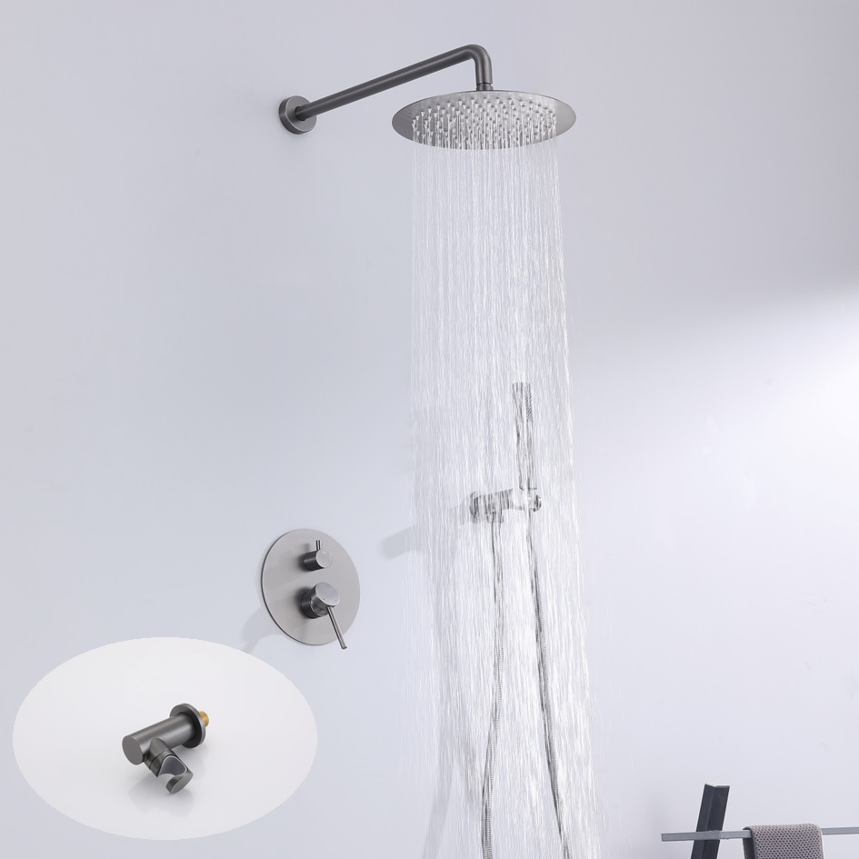 Bathroom Fitting Copper Bath Shower Head Hand Bathroom Shower Set