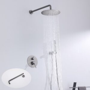 Bathroom Accessories Wall Hose Bracket Tape Showerhead Shower Head Set