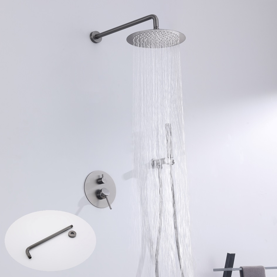 Bathroom Accessories Wall Hose Bracket Tape Showerhead Shower Head Set