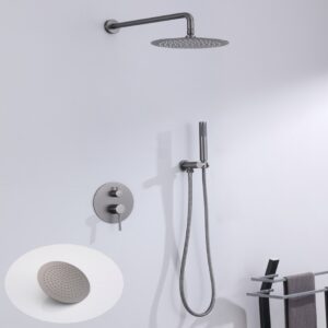 Bathroom Accessories Plastic Chrome Delta Shower Head Shower Set