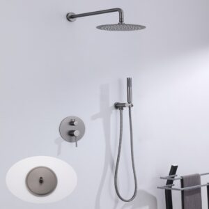 Filtered Pressure Shower Head Black Showerhead Shower Set